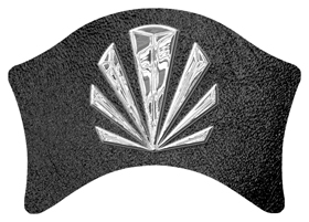 DABAN-602-SL-SH-BK Silver Sunburst Shimmer Black